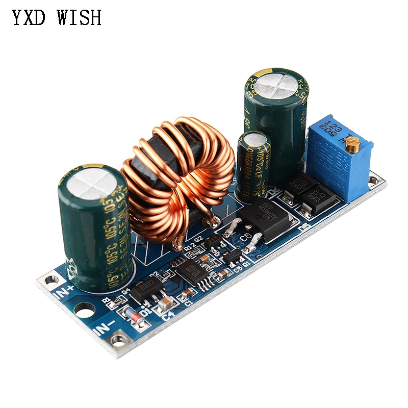 5PCS CV 조정 가능 3A 30W DC 5.5-30V  DC 0.5-30V 스텝 업 다운 벅 부스트 컨버터 전원 공급 모듈 전압 조정기