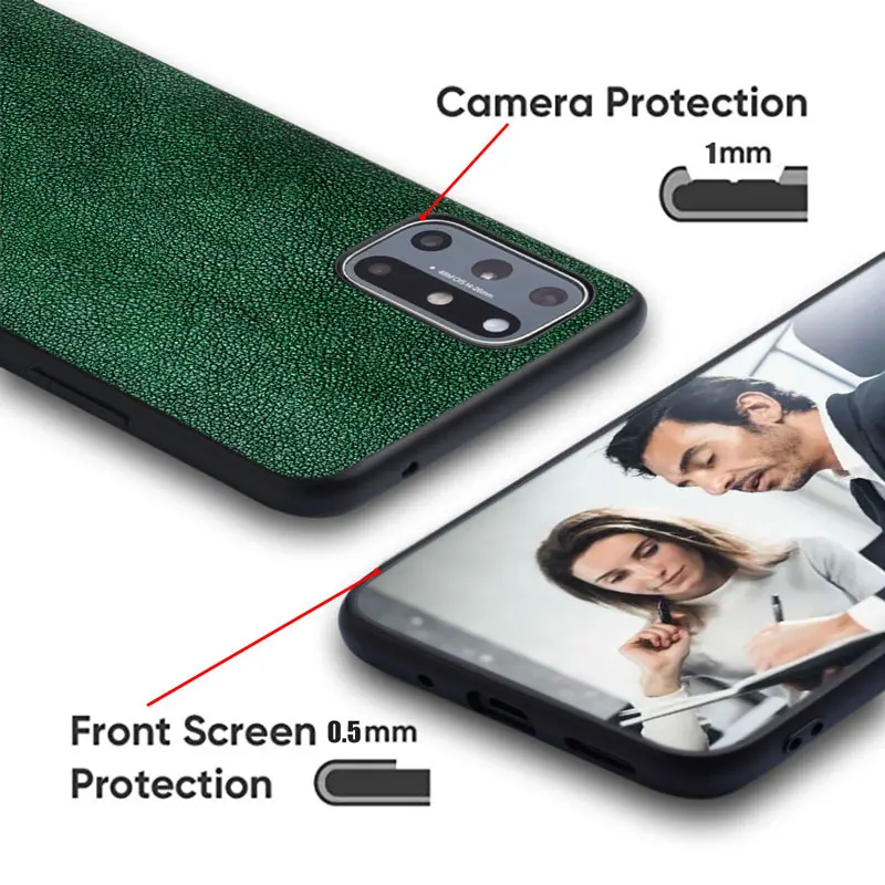 Retro Business PU Leather Phone Case - Elegant Design