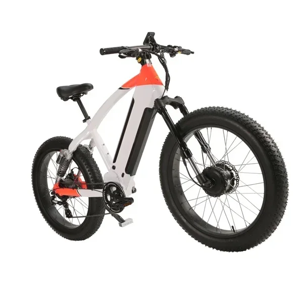24 year New 1000W Motor Off-road Electric Bicycle 48V 30AH Battery Hydraulic Brake Thumb Throttle 26 Inch All Terrain Tires