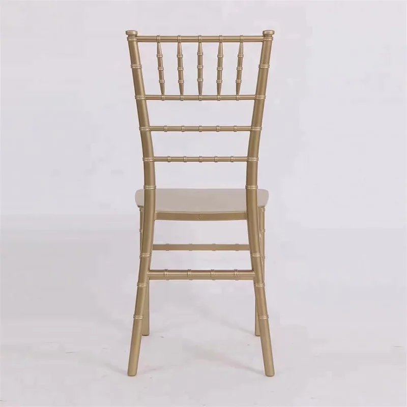 Factory Direct Metal Painting Resin Funiture Wedding Chair For Wedding Moment Hotel Party Or Gathering