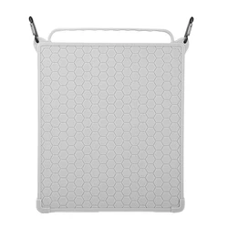 Starlink Mini Silicone Protective Case - Anti - fall, Anti - slip, Washable with Carabiner (Grey)