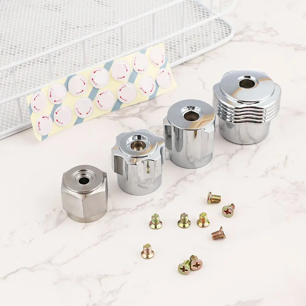 1Pcs Bathroom Accessories Quick Open Valve Faucet Switch Handle Triangle Valve Small Spout Faucet Handle Dish Basin