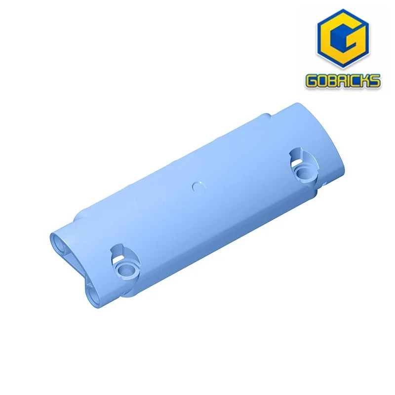 Gobricks GDS-1010 Technical, Panel Curved 11 x 3 with 2 Pin Holes through Panel Surface compatible with lego 62531