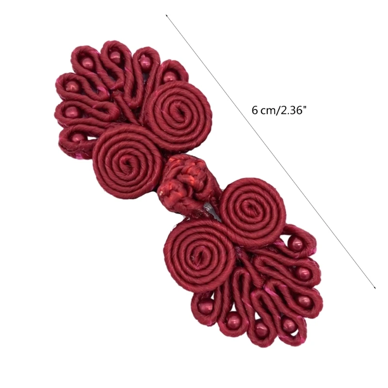 Chinese Buttons Closure Knot Fastener Sewing Seven Beads Cheongsam Button Craft DIY Shirt Cardigan Clothing