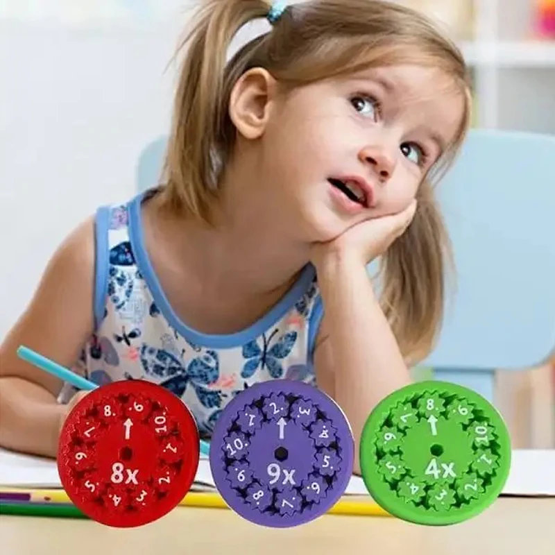Math Fidget Spinners for Kid Mathematical Fidget Spinner Teaching Enlightenment Interactive Game Add Minus Multiply Divide Toy 6