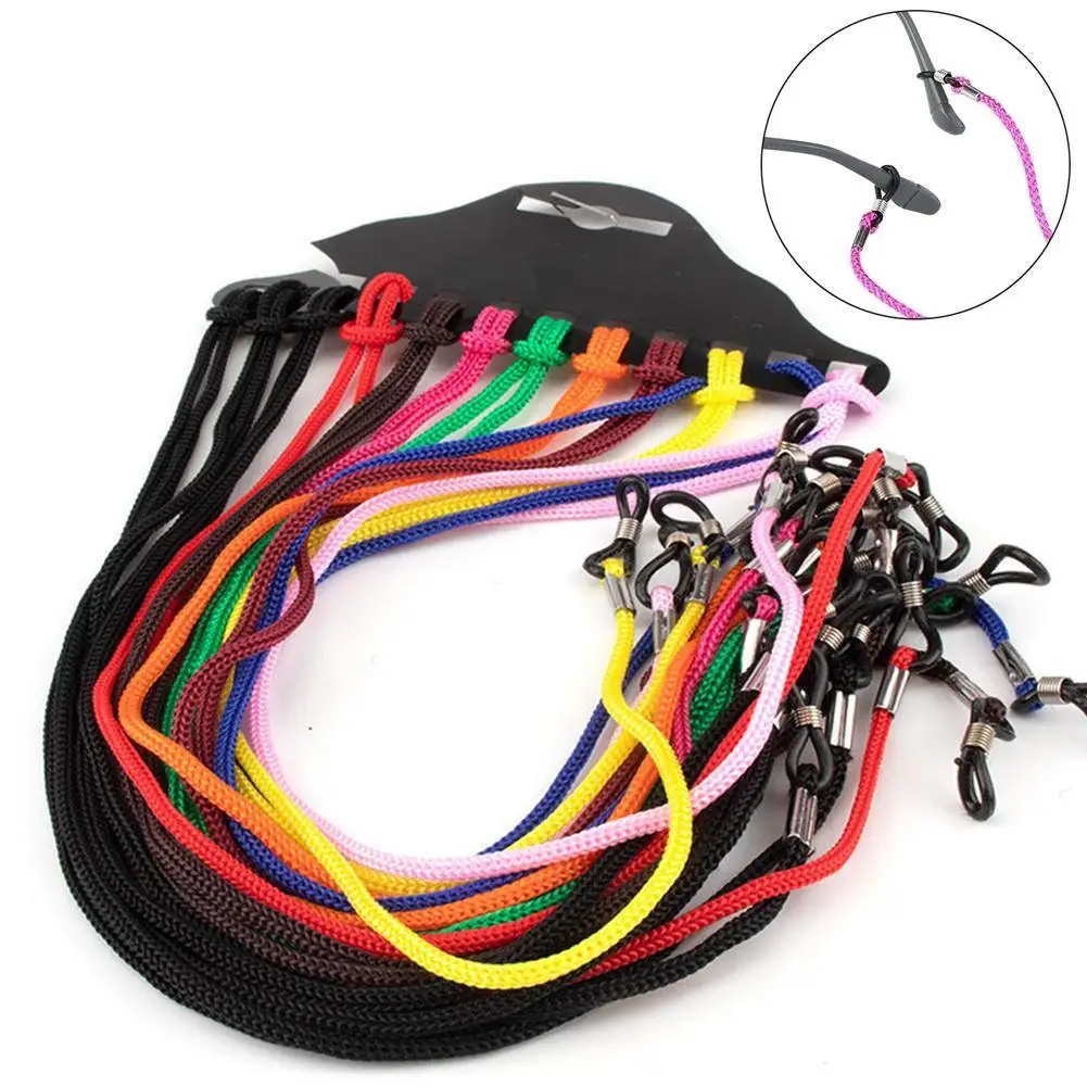 

1 Pcs Fashionable Eyewear Rope Eyewear Chain Presbyopic Rope Slip Children's Loss Anti Hanging Colored Glasses Rope Glasses Z6T7