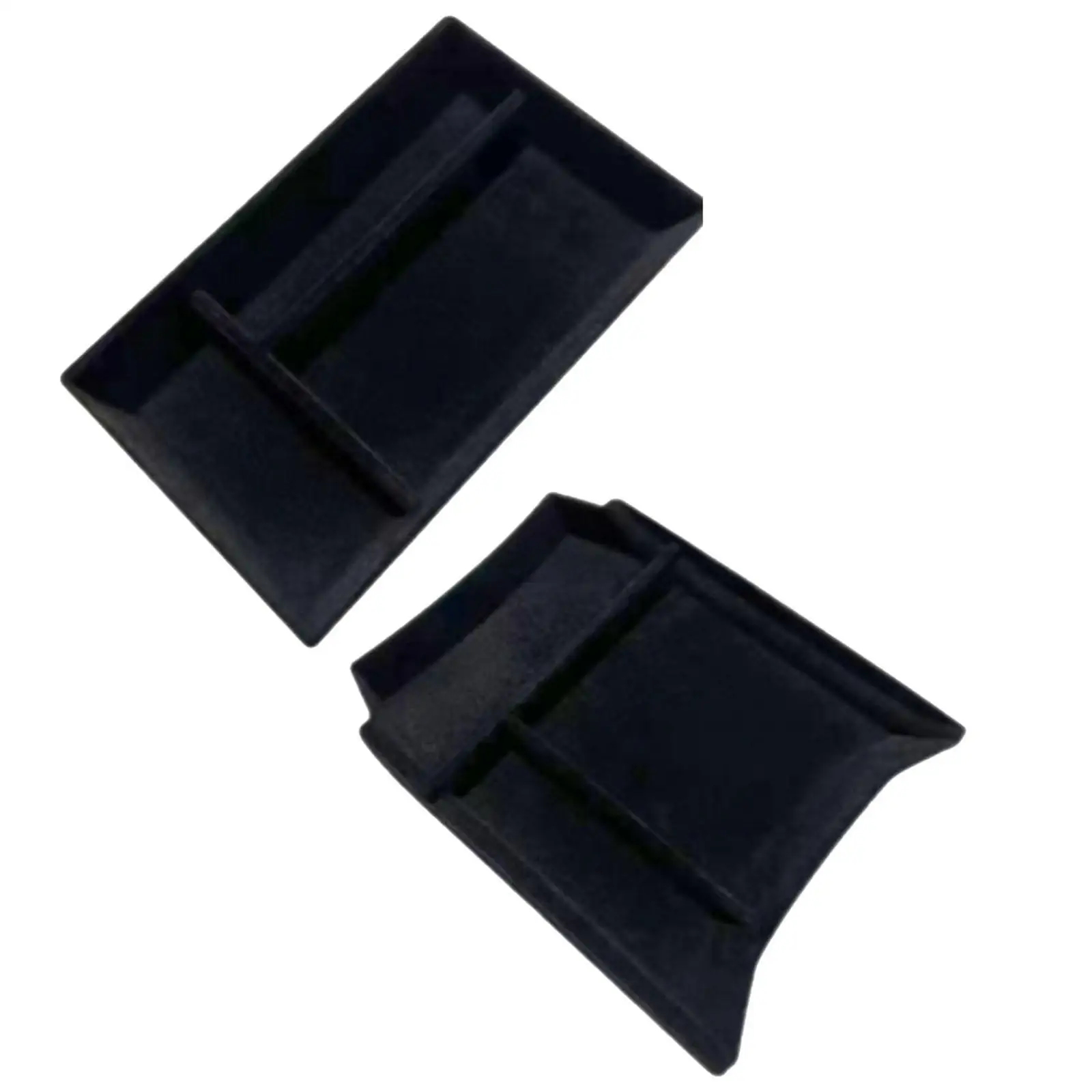 

2 Pieces Car Center Console Armrest Storage Box Container Replace Parts for