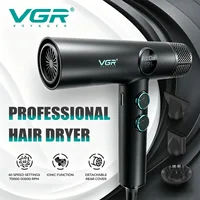 VGR seche cheveux sèche cheveux seche cheveux professionnel Sèche-cheveux Professionnel Souffleur d'air Ion négatif Sèche-cheveux 110000 tr/min Machine à sécher les cheveux Moteur BLDC Salon de coiffure V-401 1