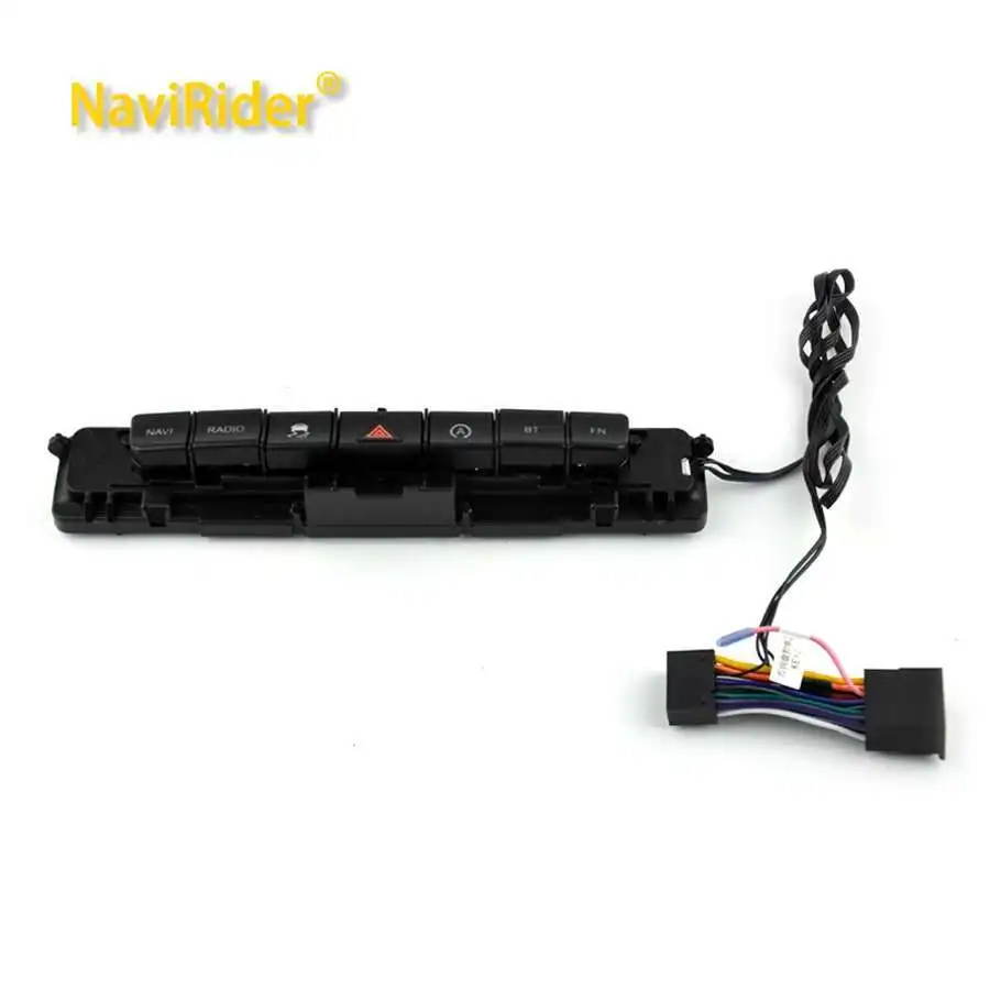 Central Panel Hazard Light Buttons Bar Compatible With Android Screens for Merce
