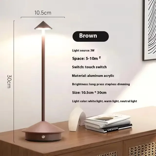 Rechargeable Touch LED Table Lamp 5