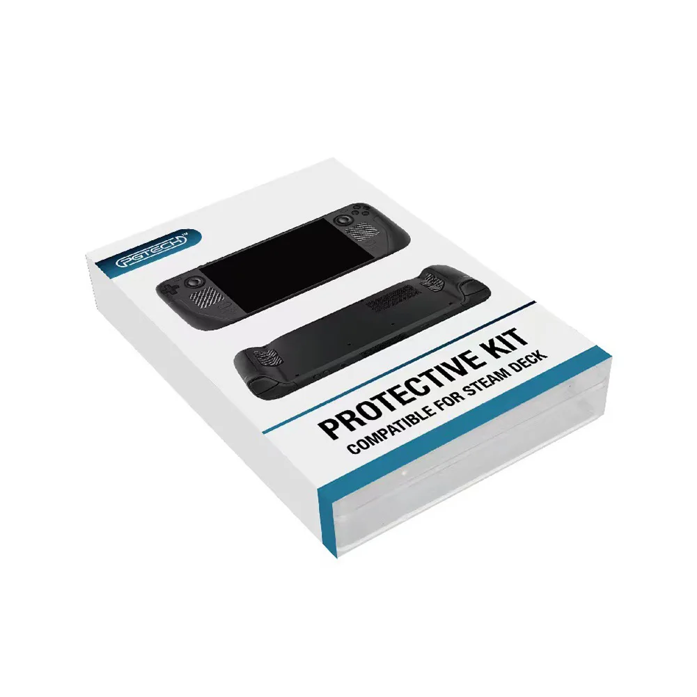 1-10set For Steam Deck Console Protection Kit Dust Plug Touchpad Sticker Button Stickers Silicone Thumbstick Caps Dustproof Net