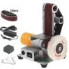 Mini Electric Belt Machine Sander Sanding Grinding Machine Adjustable Speed Abrasive Belts Grinder DIY Polishing Cutter Edges 1