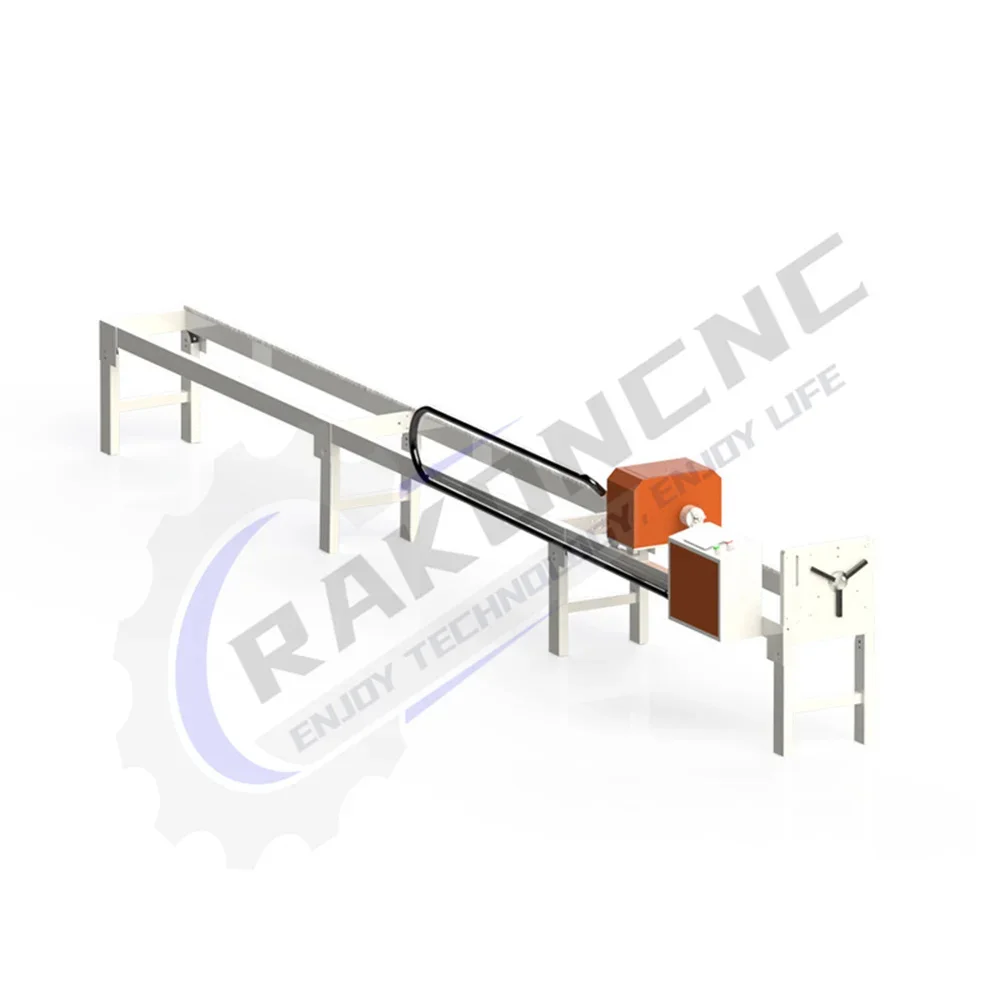 Simple Feed Automatic Round Pipe And Square Tube Plasma Cutting Machine For Notching Cut Hole And Cutting Off 3