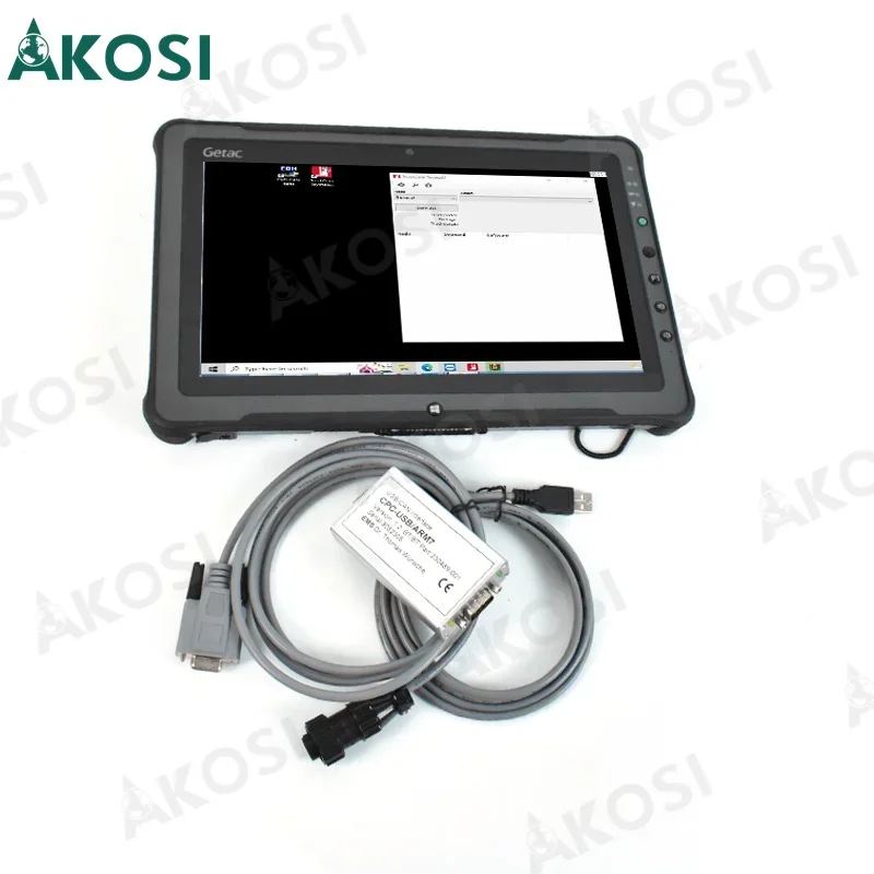 

For forklift Toyota BT truck communication USB/CAN interface ARM7 BT diagnostic program diagnostic tool+Getac F110 Tablet