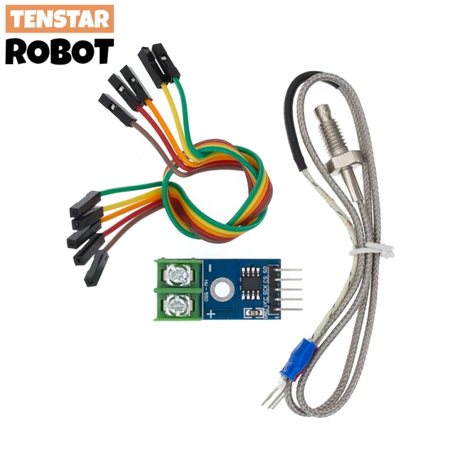 TENSTAR MAX6675 Module + K Type Thermocouple Sensor Temperature Degrees