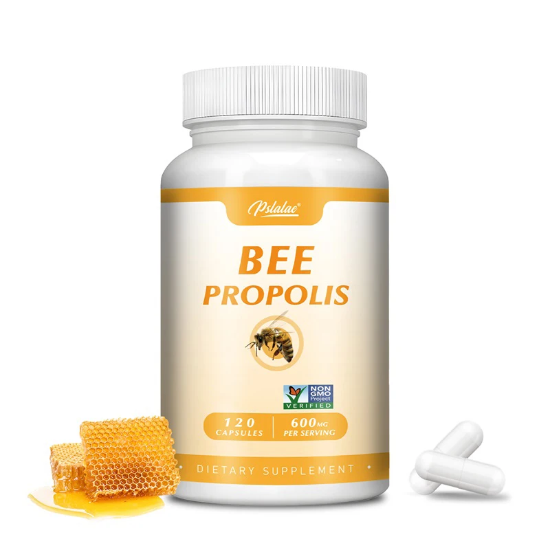 Bee Propolis Capsules Energy Immune Function Digestion Nutrient Absorption Promotes Overall Skin Health