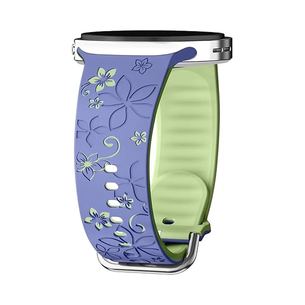 حزام منقوش لساعة سامسونج جالاكسي 8 44 ملم 40 ملم Pulseira حزام رياضي أساور المعصم Correa Galaxy watch 8 أشرطة كلاسيكية 46 ملم