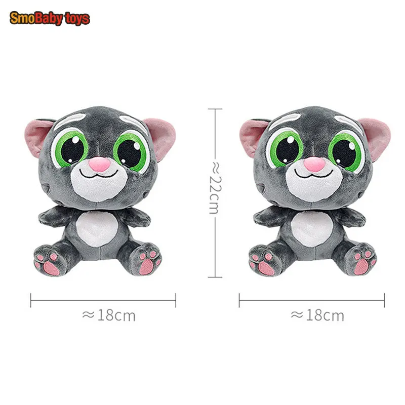 Electrical Talking Tom Angel Plush Toys Repeats What You Say Seek Stuffed Dolls Speaking Cartoon Cat And Friends Toys Kids Gifts