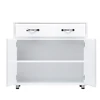 Two door Side Table-White 6