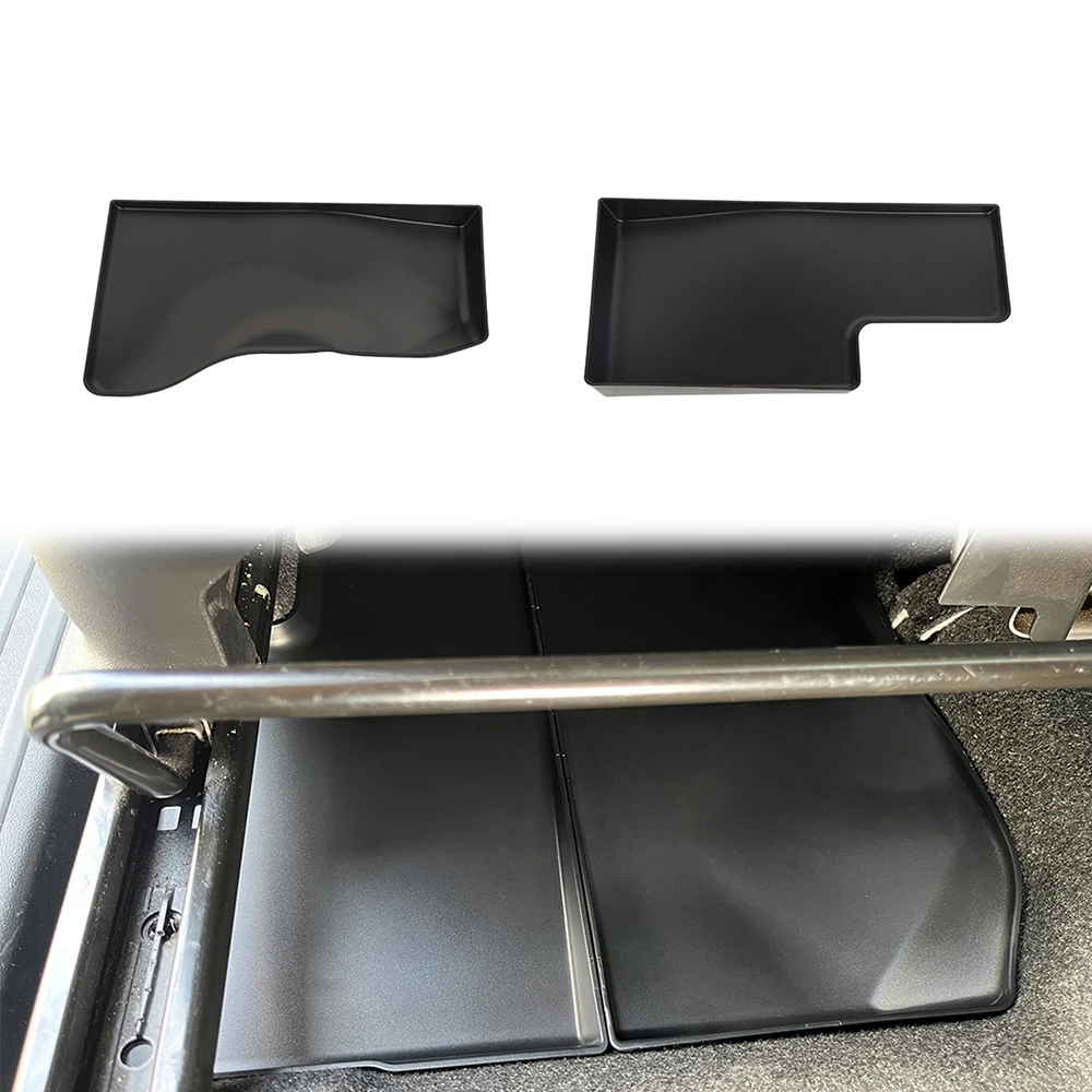 

2Pcs Car Under-seat Storage Box Organizer Tray for Suzuki Jimny 2019 2020 2021 2022 2023 ABS Black Interior Accessories