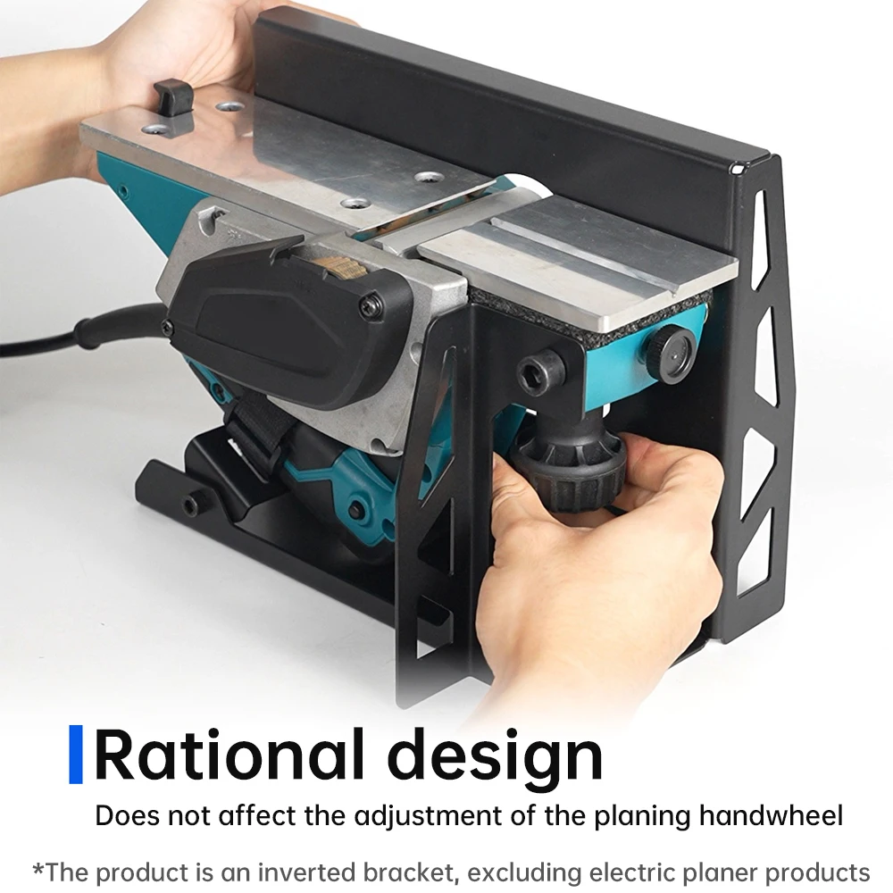 LAUGHERER Flip Planer Stand-Electric Planer Inverted Bracket, Woodworking Planing Support Practical Household Flip Mount Tool Rack - View #3