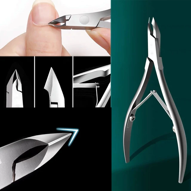 Cuticle Cutter for Dry Skin Manicure Tool Nail Care Tool/ Stainless Steel  Cuticle Trimmer Cuticle Cuticle Nippers/ for Salon Home/ , Green -  Walmart.com