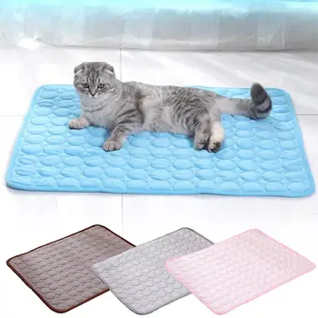 Dog Cooling Mat Pet Summer Cooling Mat Summer Ice Pads For Crate Kennel Bed Sofa Dog Bed Mats Crate Pad Pet Supplies For Dogs 6