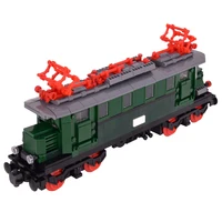 MOC City Creative DR-Baureihe E 44 Carrier Train Rail Building Blocks Bricks DIY Technical Toys for kids gifts 3
