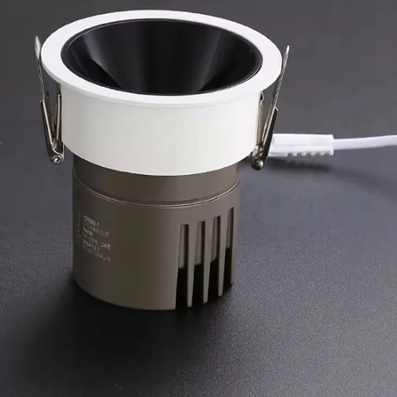 실내 LED 다운 라이트 스포트 라이트, 고효율 눈부심 방지 스포트 라이트, 6 개, 10W