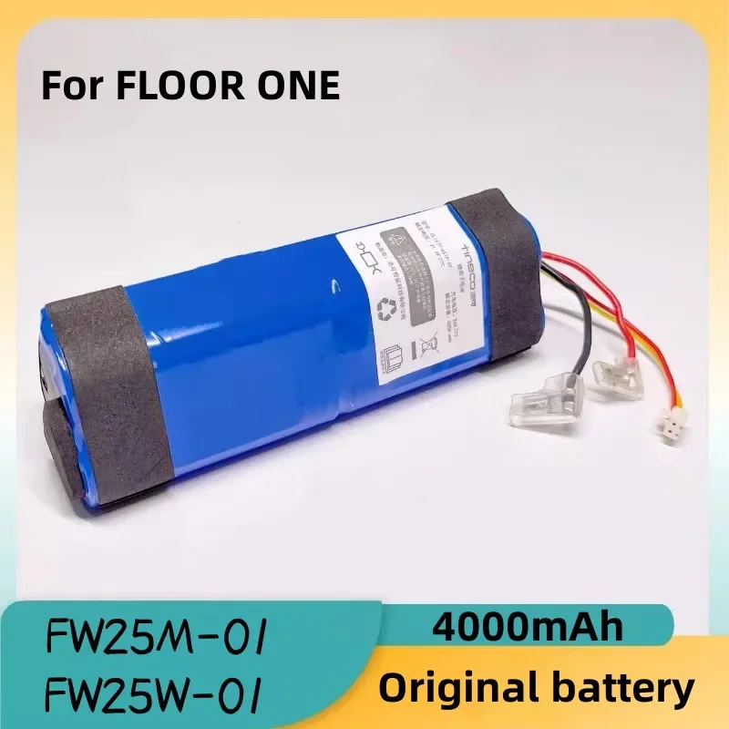 

100%original 4000mAh For Tineco FLOOR ONE 1.0 FW25M-01 FW25W-01 FW09010ECN HF10E-01 HF20E-01 S3-01 vacuum cleaner Battery