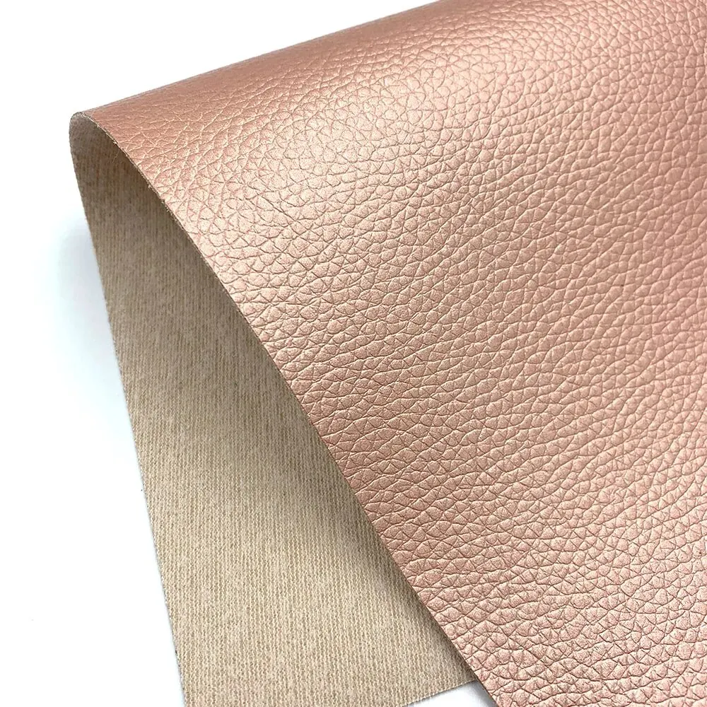 Litchi Textured Faux Leather Fabric for DIY Crafts and Upholstery