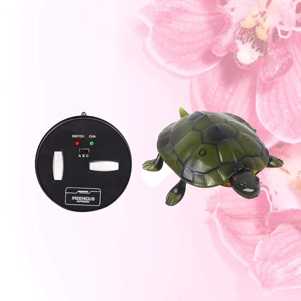 

1pc Electric RC Turtle Toy Simulation Walking Turtle Toy No (Green)