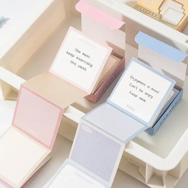 120pcs High-looking Sticky Notes for Students, Non-stick Message Stickers, and Office Sticky Notes 3