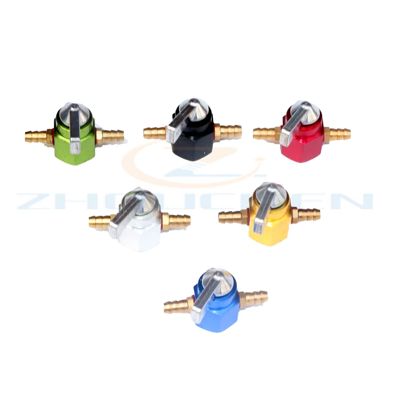 

Universal 6mm In-Line Aluminium Petrol / Fuel Tap Motorcycle On-OFF Petcock Fuel Switch Accessories