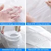 1/100PCS Plastic Disposable Toilet Seat Cover Portable Safety Toilet Cushion Waterproof Travel Hotel Bathroom Toilet Seat Covers 6