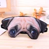 3D Dog Pattern Eye Mask Funny Shade Nap Cover Blindfold Sleeping Mask Eyepatch Sleep Goggles (Pug) 4