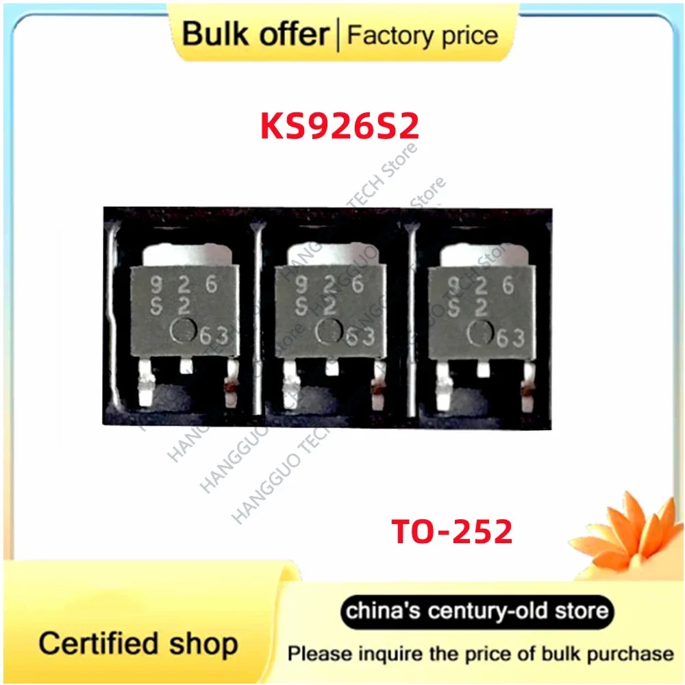 

10PCS/Lot KS926S2 926S2 SOT-252 200V 5A For Excavator computer board transistor