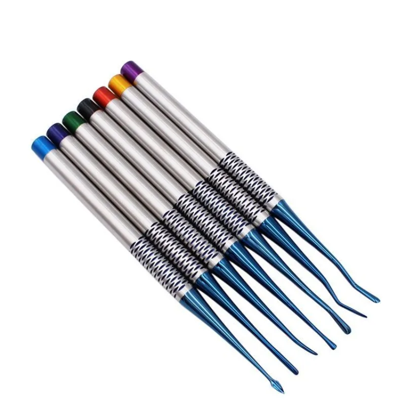 7 Teile/satz Zahnmedizin Werkzeug Zahn Extraktion Instrument Legierung Zahn Haarglätter Oral Hohlraum Pflege Reparatur Kieferorthopädie Material