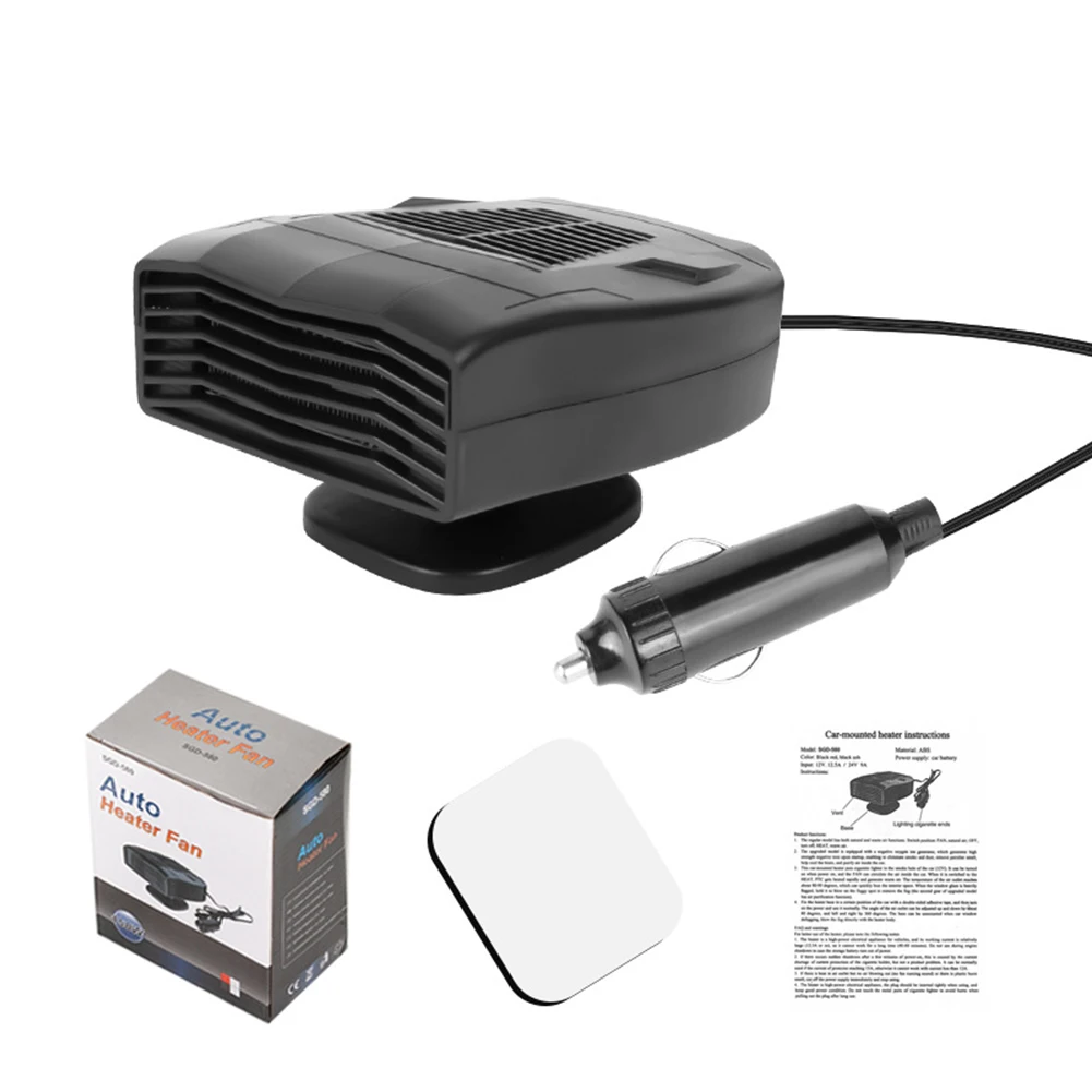 

Easy Installation Car Heater 12V 24V Portable Electric Heating Fan Defogger Defroster Demister Stay Warm and Safe in Winter