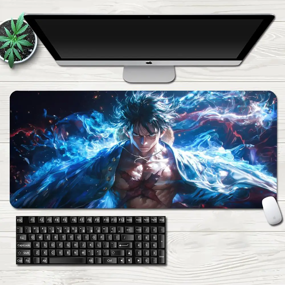 Anime O-One Luffy P-Piece Gear 5 Mousepad Office Large Small Mouse Mat Pc Computer Game Keyboard Mats Rubber Anti-Slip Mice Mat