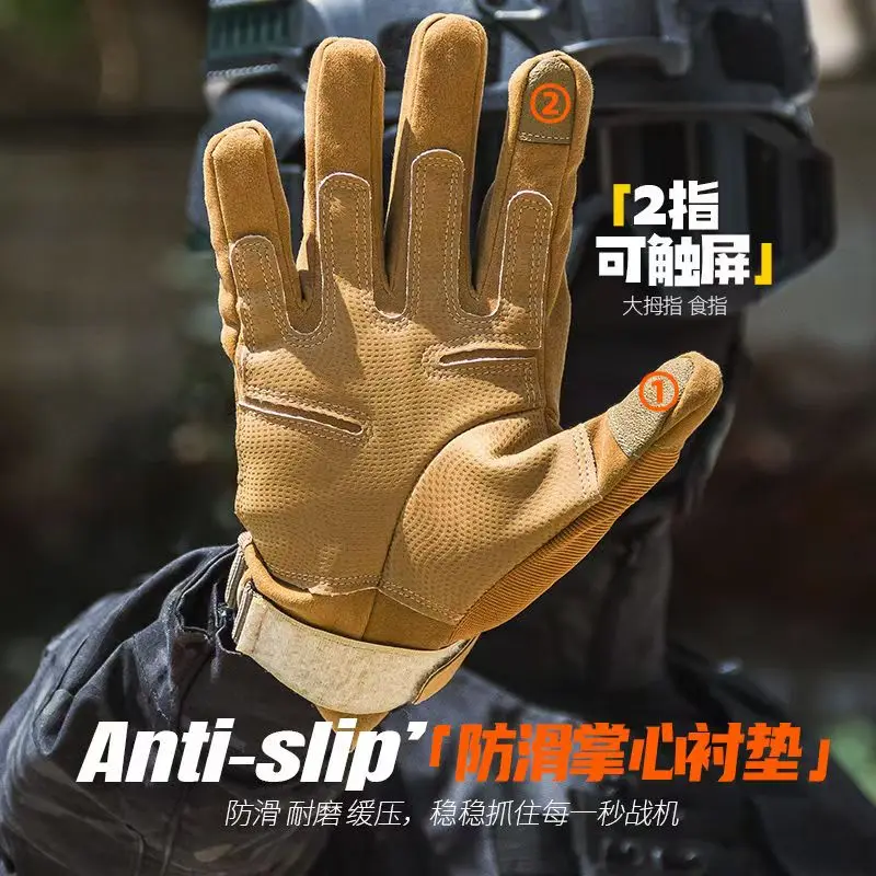 Touch Screen Tactical Gloves Men's&rsquo; Paintball Airsoft Outdoor Sport Shooting Hiking Racing hunting Full Finger Gloves