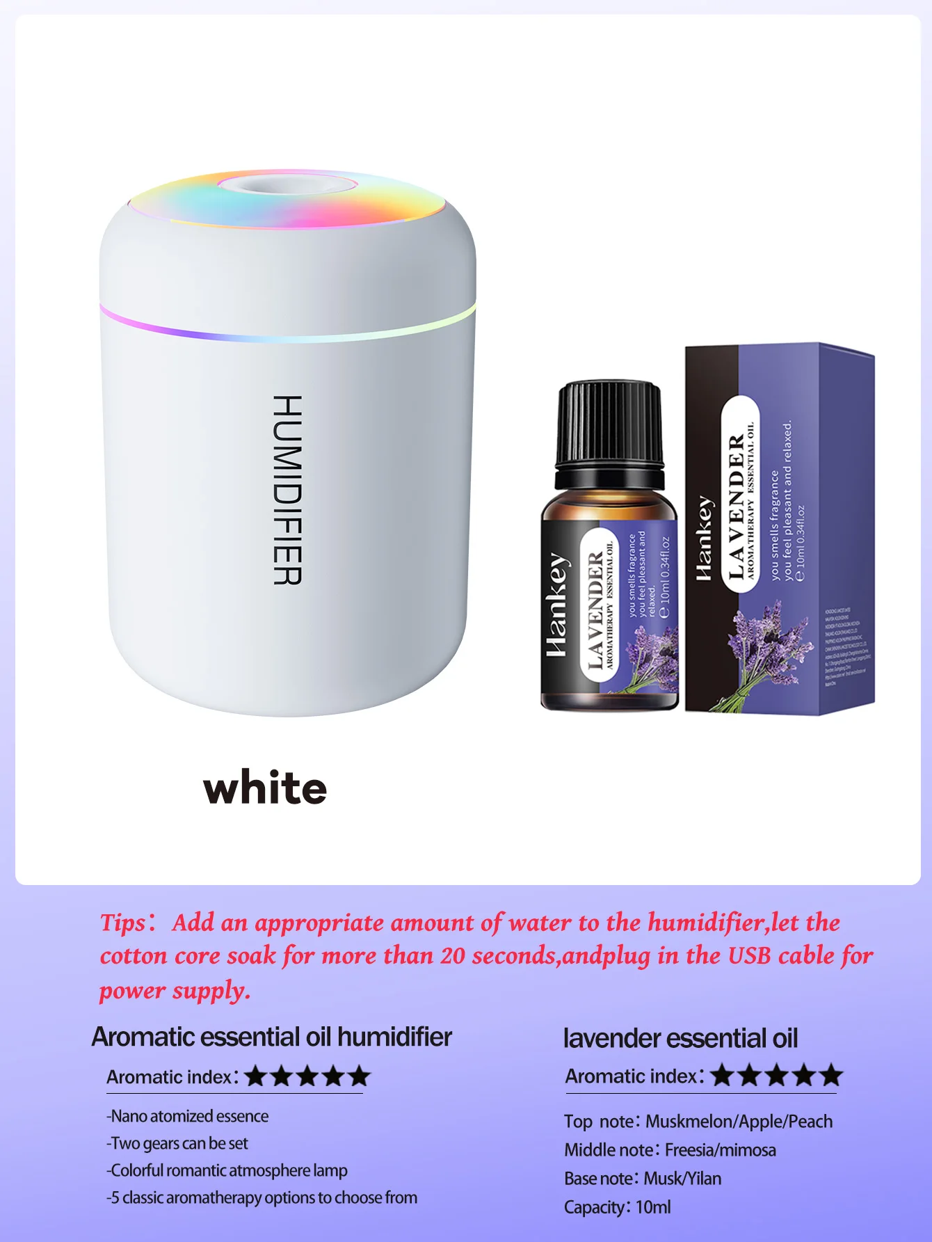 1white 1lavender