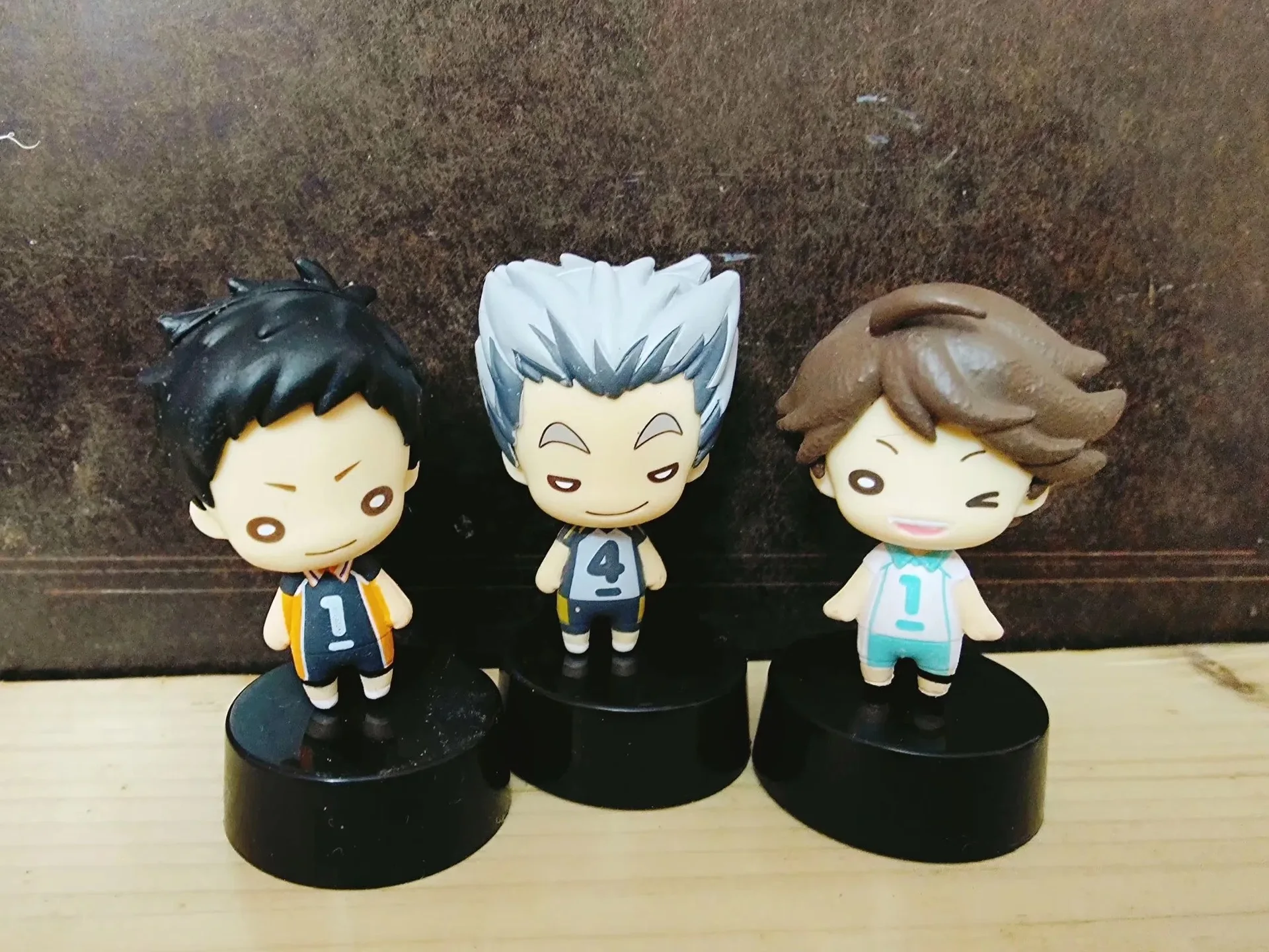 1 шт случайная отправка 4 5 см Haikyuu! Фигурки Oikawa Tooru Kuroo Tetsurou Kotaro Bokuto Kita Shinsuke Daichi Sawamura