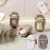 Soap Box Travel Portable Mini Soap Box Sealed Drain with Lid Transparent Light Luxury Premium 1