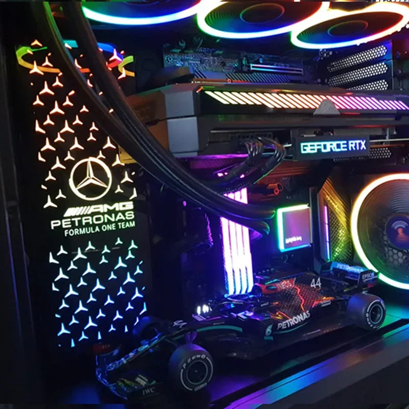 Zemod-placa Gráfica de Painel Lateral Rgb Rtx 4080 4090 3080 3090 Rx6900 Gtx Rog Gpu Modificar 5v 3pin Argb Aura Sync pc Case Mod Diy - Imagem 3