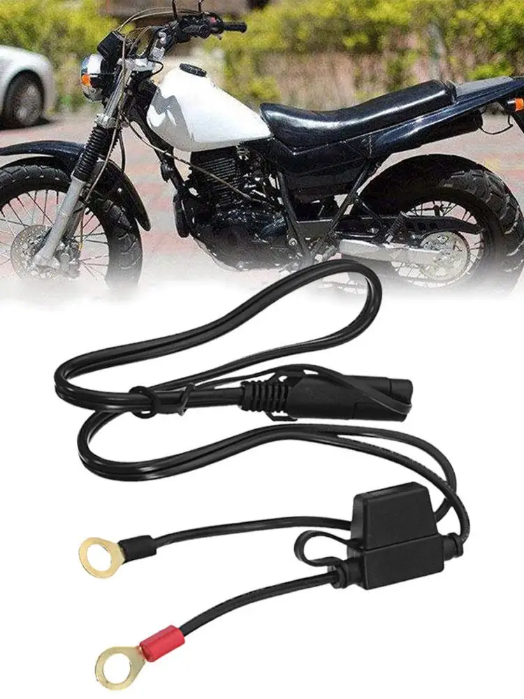 

12v Motorcycle Battery Charger Terminal To Sae Quick Motorcycle Battery Output Cable Disconnect 10awg Connector K3s5