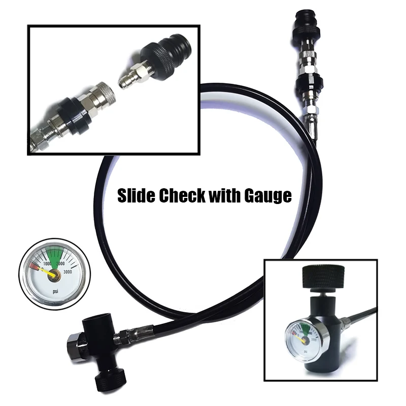 HPa หัวบอลมาร์กเกอร์สีใหม่สายระยะไกลไมโครบอร์37นิ้ว94ซม. พร้อมตัวตรวจสอบสไลด์ถอดอุปกรณ์เสริม 1