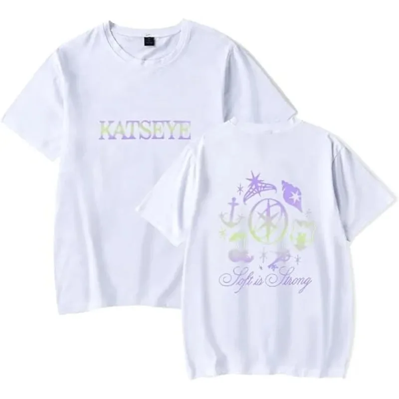Katseye Merch Sad T-shirt Neutral Fashion Pop Music Short Sleeve