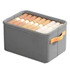 WISH Multi-Functional Closet Organizer,Steel Ring Storage Box, Fabric Folding Bedroom Wardrobe Clothes Storage Box 6