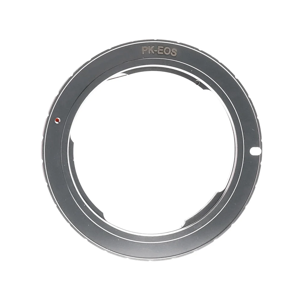 Silver Pkeos Mount Adapter Ring Focus To Infinity For Pentax Pk K Mount Lens To Canon Eos Ef